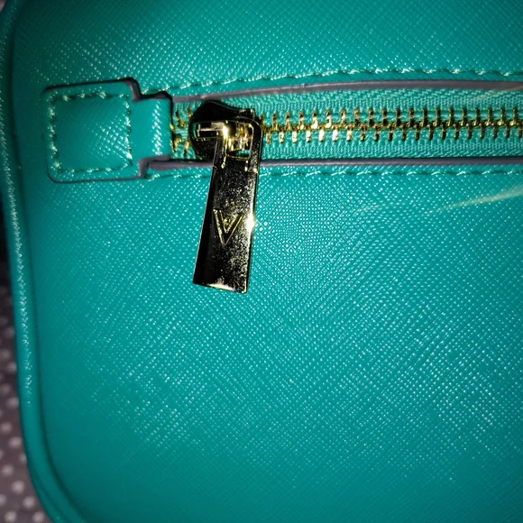 NWT Vanessa Williams Teal Crossbody Bag - Picture 4 of 5